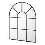 BUTLERS 3er Set Spiegel in Fensterform Eisen 30x40cm FINESTRA| Stilvoller Wandspiegel Raumteiler mit Metallrahmen | ideal für Wohnzimmer Flur Schlafzimmer Badezimmer
