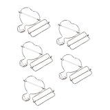 SAFIGLE 10 Stück Teiliges Herzförmige aus Zinklegierung Langlebige Verstellbare und Wiederverwendbare Kleidungsschnallen für Latzhosen Jeans und Hosenträger Handpoliert Robust und Tragbar