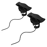 TOGEVAL Aufblasbares Schlauchboot Ventil 2 Stück Doppeldichtungs PVC Ersatzventile mit schnurgebundener Kappe Auslaufsicher für Kajak Kanu SUP und Schlauchboot