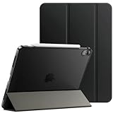 JETech Hülle für iPad Air 11 Zoll M2 (2024), iPad Air 5./4. Generation 2022/2020 10,9 Zoll, Abdeckung mit Auto Schlafen/Wachen (Schwarz)