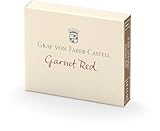 Graf von Faber-Castell 141105 Tintenpatronen, granatrot