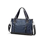 DieffematicST Laptoptasche Casual Herren Aktentasche Leder Business Bag Reise Männer Schulter Messenger Bag Computer Laptoptasche