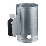 Milisten 2 STK Kohleeimer Grillzubehör Spieße Grillrost Grillenwerkzeuge Kohletablett Holzkohlegrill E-Herd Ofenhandschuhe Fackel BBQ-grillkorb Grillraucher Anlasser Silver Verzinktes Blech
