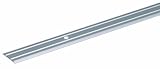 Alberts 484132 Übergangsprofil | mit zwei Rillen | Aluminium, silberfarbig eloxiert | 900 x 25 mm, Silber