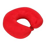 Nackenkissen Flugzeug, Reisekissen Memory Foam U-förmiges Travel Neck Pillow Nackenhörnchen Erwachsene, Flugzeug Kissen Tragbar Reisekissen Flugzeug für Flugzeug Auto Büro (D, One Size)