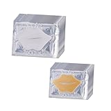 Healeved 20 Stück Kollagen Lippenmaske Pad Anti aging Feuchtigkeitsspendend Nährend Glättend für Geschmeidige Strahlende Lippen Lippenpflege für Frauen und Mädchen