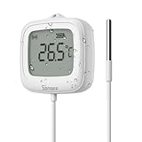 SONOFF SNZB-02LD Zigbee wasserdichter Temperatursensor mit 1,5 m Edelstahlsonde, LCD-Display, -40~115°C Bereich, APP-Überwachung, magnetische Halterung, kompatibel mit Zigbee-Hub
