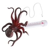 ifundom Schwimmendes Oktopus Poolthermometer aus Kunststoff Leicht Ablesbar Spa Temperaturanzeige für Badebecken Badewannen und Aquarien