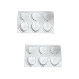 Garneck 2St Liebe Rosenschimmel silikonbackformen kastenform für kuchen Mini-Kastenformen zum Backen Korb geformt kuchenform Schokoladenformen Silikon Brownie-Schale aus Silikon Kieselgel