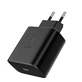 45W Schnellladegerät Netzteil Ladegerät USB Typ C Adapter Fast Charger füi:Samsung Galaxy Ultra S25 S24 S23 S22 S21 S20 FE S10 S9 S8 A55 A54 A53 A52 A51 A50 A34 A33 A23 A13 A12,2M iPhone Moto Google