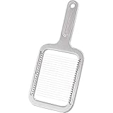 Westmark Pellkartoffel- und Mozzarella-Schneider, Retro-Verpackung, Aluminium/Rostfreier Edelstahl, Rondex, Grau, 6080RT60, 25.8 x 11.4 x 1.2 cm, Alu