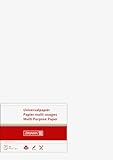 BRUNNEN Multifunktionspapier Universalpapier | A4, 160 g/m², weiß, 25 Blatt