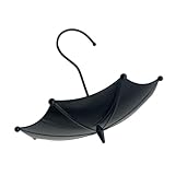 Regenschirme Stile Vogelhäuschen Und Badehäuschen Dekorative Aufhängeschale Für Den Außenbereich ABS Kunststoff Gartenterrassen Leicht Zu Reinigende Futterhäuschen Vogeltränken