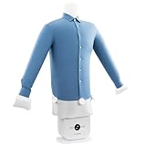 KLAMER Hemdenbügler Pro 1400W Bügelpuppe mit Aufsätzen für Hemden, Hosen & Schuhe – Automatischer Hemdglätter, Hosenbügler & Schuhtrockner für faltenfreie, trockene Kleidung ohne Bügeln