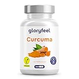 Curcuma Kapseln - 240 Stück - Curcumin aus 700mg Kurkuma Pulver (Original aus Indien) + Piperin aus schwarzem Pfeffer - Hohe Bioverfügbarkeit - 100% vegan & laborgeprüft
