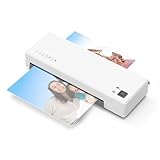ViaGasaFamido SL266 Laminiergerät, Heiß- und Kaltlaminiergerät mit ABS-Entriegelungsknopf für A4 A5 A6 Papierfotos und Dokumente, 230 Mm 9 Zoll Eingangsbreite (EU PLUG)