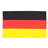 AZ FLAG - Flagge Deutschland - 90x60 cm - Deutsche Fahne 60 x 90 Cm Feiner Polyester - Flaggen