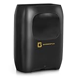 Barberpub Elektrische Kehrbesen Haarsauger mit Sensor Automatisch, mit Handdüse, Haarstaubsauger, Staubsauger & Automatic Dustpan für Friseursalons, Große Kapazität, S202