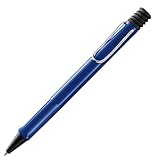 Lamy safari blue Kugelschreiber - zeitlos klassicher Kuli mit ergonomischem Griff & robustem ASA-Kunststoff - inkl. Großraummine M 16 in Strichbreite M in blau