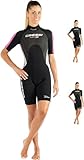 Cressi MED X Lady Shorty Wetsuit Black/PINK 2.5mm S/2