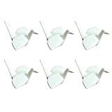 BESTonZON 6 Stück japanischen Stil Keramik Essstäbchen ruht handgefertigt tausend Papier Kran Stäbchen Halter Gabel Messer Halter Rack - 5,5x5x3cm (weiß)