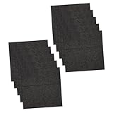 HIAKDOFT 10st Magischer Lappen Tücher Zum Spülen Von Geschirr Geschirrtücher Reinigungstücher Geschirrtuch Brillenputztuch Handtücher Küchenutensilien Tücher Küchenwaren Vlies Black