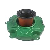 Buhygn Aquarienteich-Blumentopfinsel, künstliche schwimmende Teichinsel, Pflanztopf-Teichring, breite Anwendbarkeit, verbessert die Teichästhetik, 17,5 x 17,5 x 5 cm für Teich