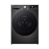 LG F4WR703YB Frontlader-Waschmaschine 13 kg, Klasse A -20%, 1.400 U./Min., 61.5x60x85 cm, TurboWash 360 in 39 Minuten, Allergy Care, Steam, Wi-Fi, Digitales Touchdisplay, Platinum Black