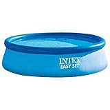 Intex Easy Set Pool - Aufstellpool, Blau, 366 cm x 366 cm x 76 cm