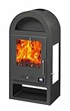 Kamin Ofen Kaminofen Anthrazit 7,8KW Rauchrohr EEK A