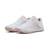 PUMA Accelerate Turbo W+, Weiblich Hallenturnschuh, PUMA White-Glowing RED-Rose Quartz-Alpine Snow,