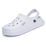 Weiße Clogs Damen Gartenclogs Herren Gartenschuhe Damen Gummischuhe Damen 39.5