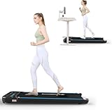 CITYSPORTS Elektrisches Laufband WP2, mit Bluetooth- und LCD-Display, maximale Geschwindigkeit 6 km/h, ideal für Fitness zu Hause und im Büro