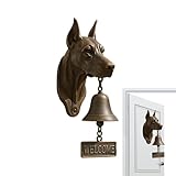 Dinnerglocke im Freien | Dekorative Haustür, Garten oder Terrasse im Landhausstil | Robuste Glocke für Stadthaus, Eingang, Privathaus und mehr