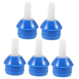 iplusmile 5 Stück Teiliges Entlötpumpen Spitzen Ersatzdüsen für Entlötpumpe Hitzebeständige Weiche Lötzinn Saugspitzen Kompatibel mit Aluminium Entlötgeräten Langlebige Kunststoffdüsen Blau
