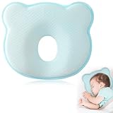 ZHANChen Babykissen Kopfkissen Baby Kissen Gegen Plattkopf Baby 100% Baumwolle Kinderkopfkissen Memory Schaum Reisekissen für 0-12 Monate Kinder Bett Kinderwagen
