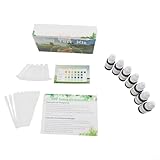 Tragbares Bodentest-Set für pH-Wert, Ammoniak, Stickstoff, Phosphor, Kalium, 0-500 mg/l, mit klarer Anleitung für Anfänger