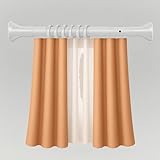 Verstellbare Gardinenstangen, einziehbare Deckenschiene ohne Bohren, für Wohnzimmer, Schlafzimmer, Dusche