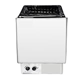 Saunaofen, Schwitzsaunaofen mit interner Steuerung und externer Steuerung, Trockendampfofen, gewerblicher Haushalt, kleine Trockendampfmaschine aus Edelstahl(3k)