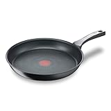 Tefal Unlimited On Bratpfanne 32 cm Induktionspfanne mit kratzfester Titanium Antihaft-Beschichtung, Thermo-Signal bei idealer Brattemperatur, geeignet für alle Herdarten, schwarz, G25908