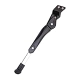 RybdaFDc Einstellbarer Fahrradständer for 23-24 Zoll Fahrräder Verdickte Version Aluminiumlegierung Einstellbarer Fahrrad-Hinterradständer(Black)