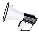 MDWZH Megaphon Lautsprecher Outdoor-Megaphone, Bluetooth-Lautsprecher, Bullhorn-Unterstützung, MP3, Tragbar, Leicht, Schiedsrichter-Lautsprecher Megaphone