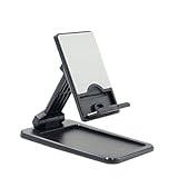 Phone Screen Magnifier HD Adjustable Amplifier Mobile Magnifying Display with Foldable Stand for Women Men Kids Video TV Game Viewing Entertainment