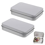 YUGUOLAN 2 Stück Blechdose Mit Deckel, Metallbox, Metalldosen Mit Deckel, Blechdosen Mit Deckel, Metalldose, Blechdosen Mit Deckel, Für DIY Gebrauch Zuhause Organizer