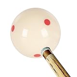 Sghtil Billardkugel | weiße Punktkugel – Zubehör für Turniere, Praxis, Anfänger, Tischtraining, Spieler und