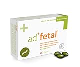 adfetal - VEGAN - Optimal versorgt bei Kinderwunsch, in der Schwangerschaft und Stillzeit - mit Folsäure, Jodid, Vitamin D, DHA aus Algen u.v.m. 30 Weichkapseln