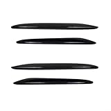 FUANA Frontstoßstangen-Lippen-Splitter, Nebelscheinwerfer-Verkleidung für Mercedes-Benz E-Klasse W213 S213 Pre-Facelift 2016–2020 für AMG Line Carbon-Look, ABS-Kunststoffspoiler (Carbon-Look-Set)