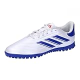 adidas Unisex COPA Pure II Club Football Boots Turf Fußballschuhe, Cloud White/Lucid Blue/solar red, 34 EU