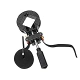 Einstellbare Ecke Clamp Band Strap, Rahmenspanner Bandspanner, mit 4 Backen verstellbares Band Rapid Ecke, Gelten für hölzernen Bilderrahmen, Schubladenecke(Schwarz)
