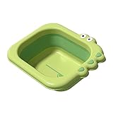 VICASKY Waschbecken Neugeborene Artikel -gesichtsbecken Badebecken Für Babys -kit Babysachen Für Neugeborene Säuglingsanzug Babyartikel Kleine Wäsche Waschschüssel Pp Green